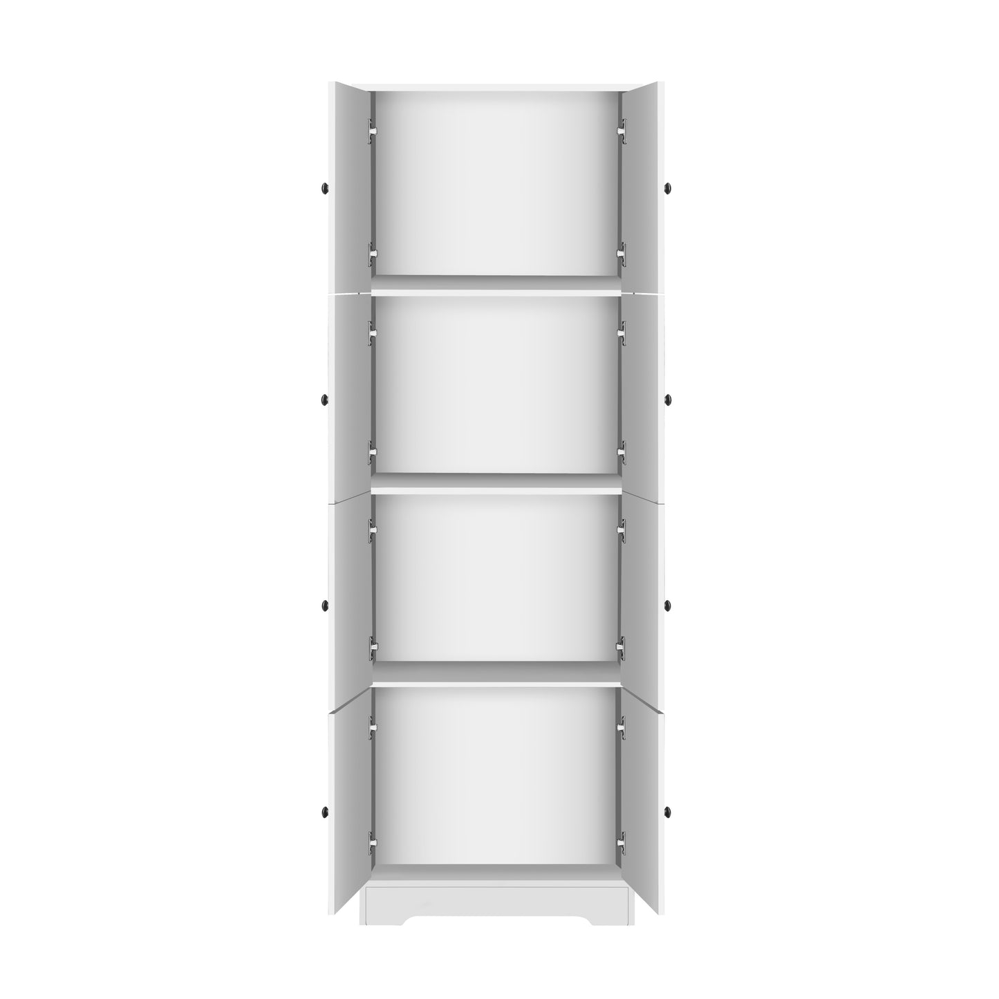 Moore Tall Storage Cabinet - White