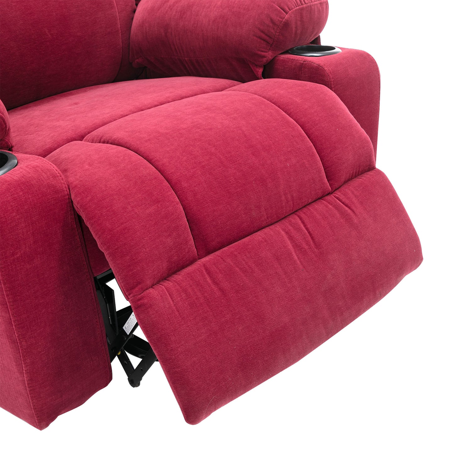 Dawson Power Lift Recliner with Massage - Red