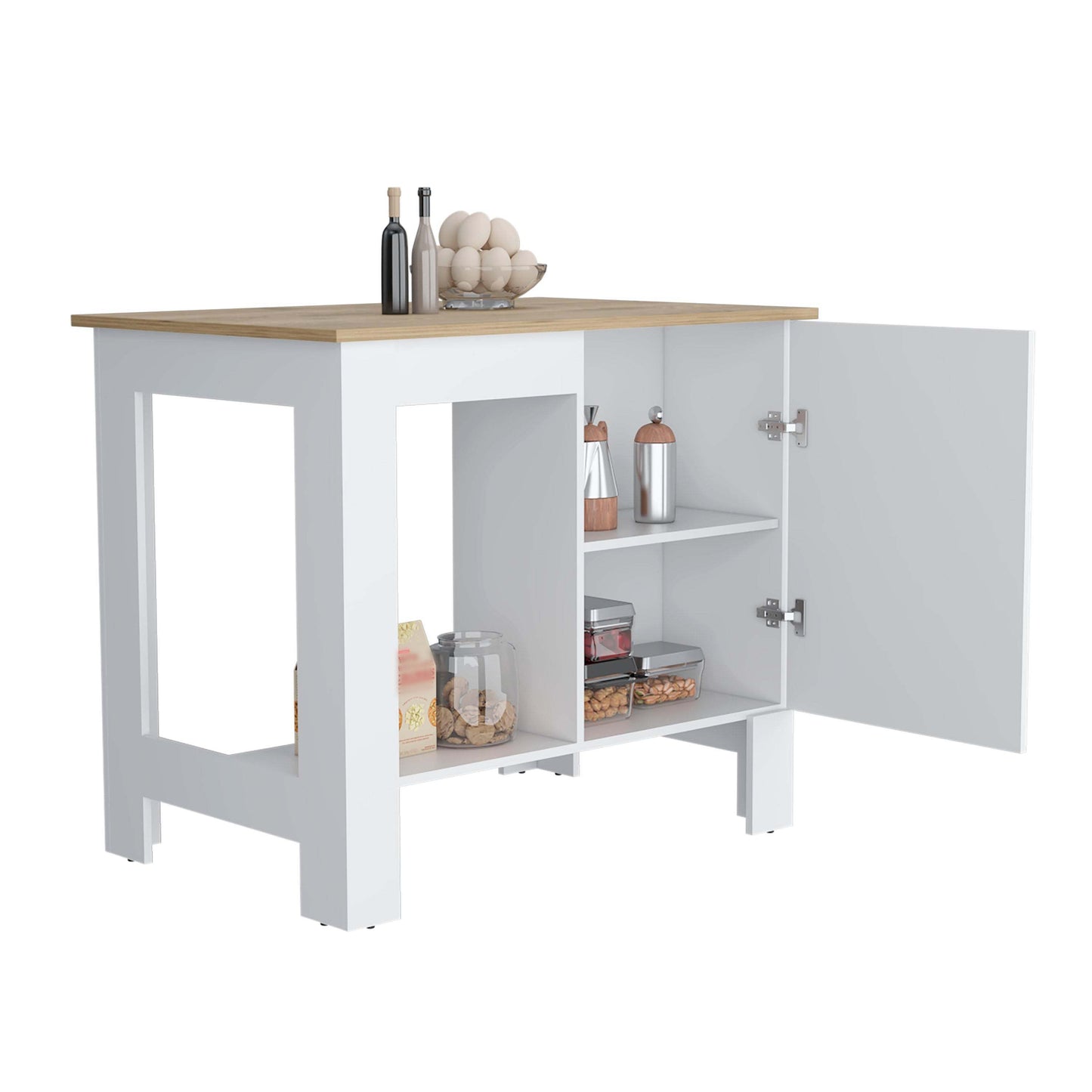 Oasis Kitchen Island - White