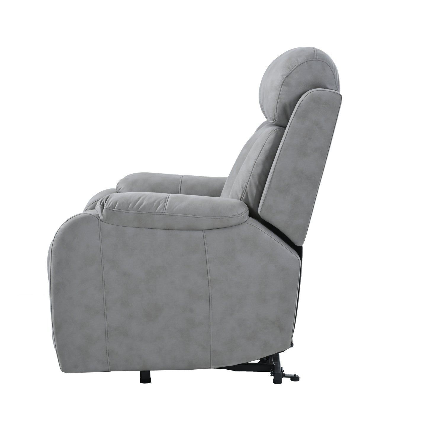 Java Electric Power Lift Fabric Recliner Chair - Light Gray