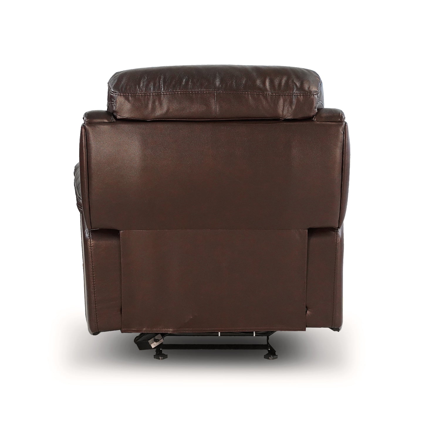 Timo Top Grain Leather Power Recliner - Brown