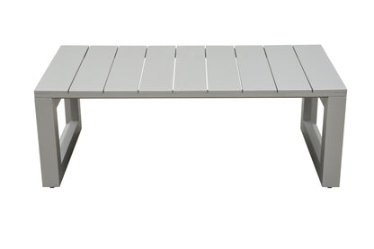 Baze Outdoor Contemporary Cocktail Table - Tan