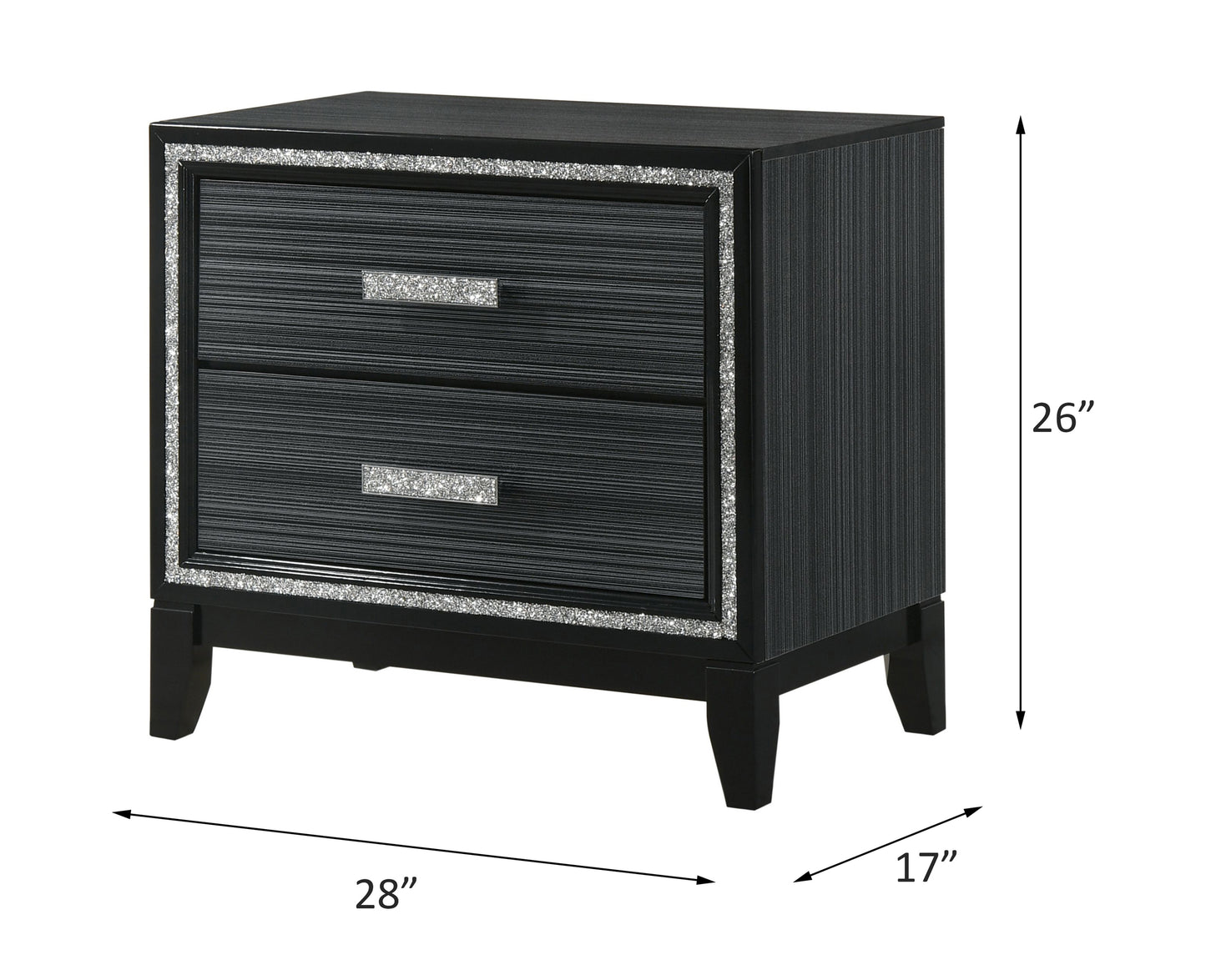 Haiden Nightstand - Black