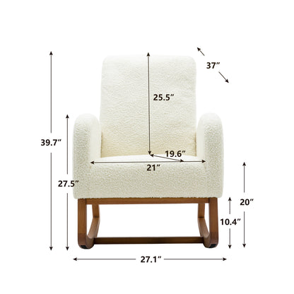 Frazer Rocking Chair - White