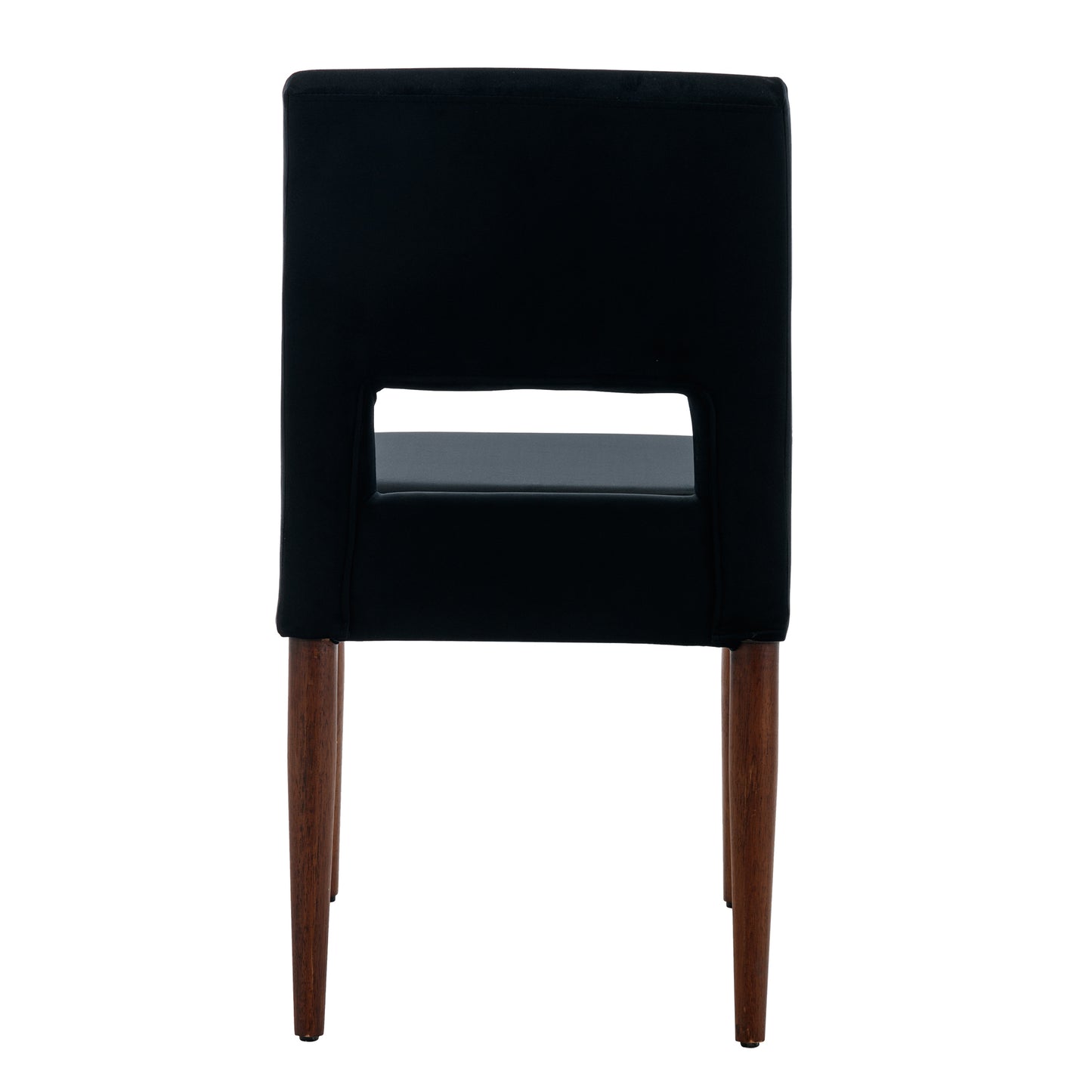 Giordano Dining Chairs with Solid Wood (Set of 2) - Black