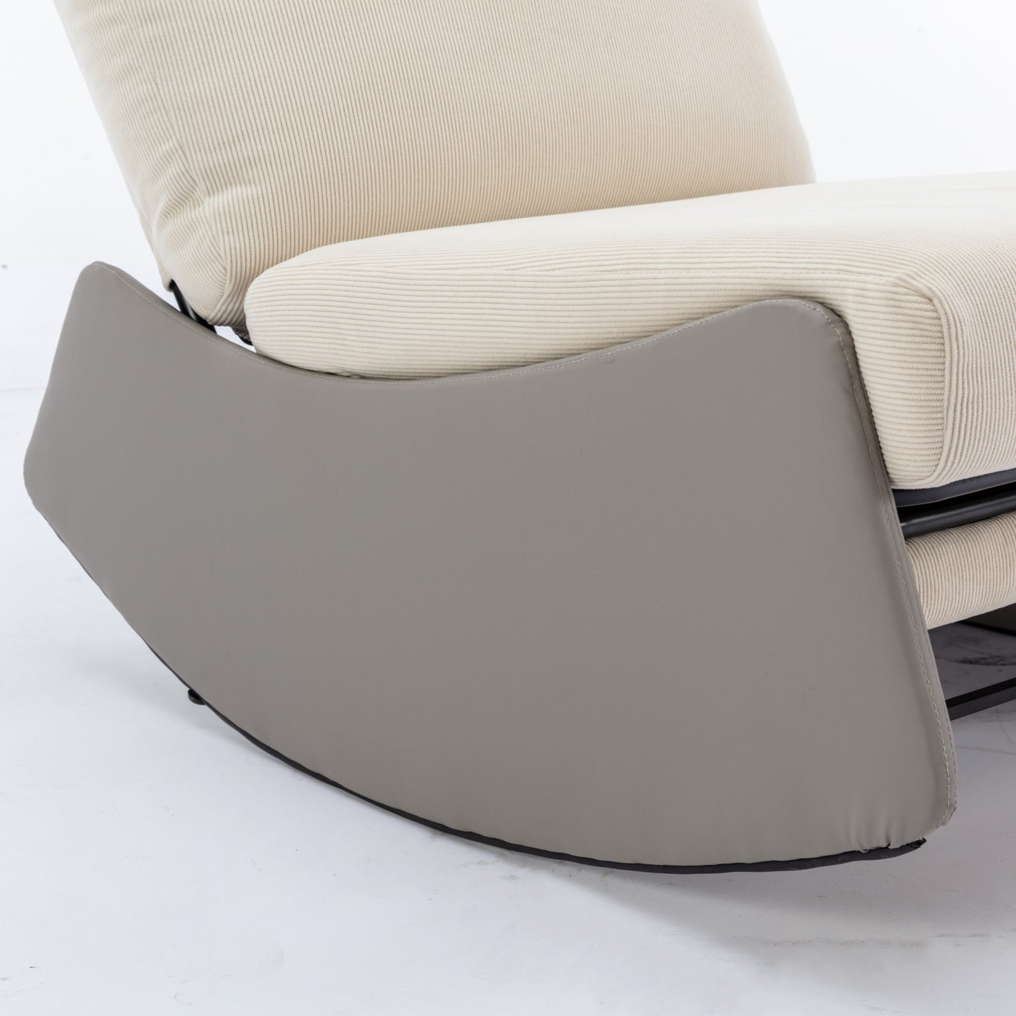 Stella Modern Rocking Chair Recliner - Gray+Beige