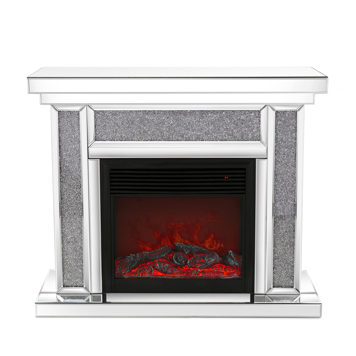 Blink Acrylic Diamond Mirror Electric Fireplace