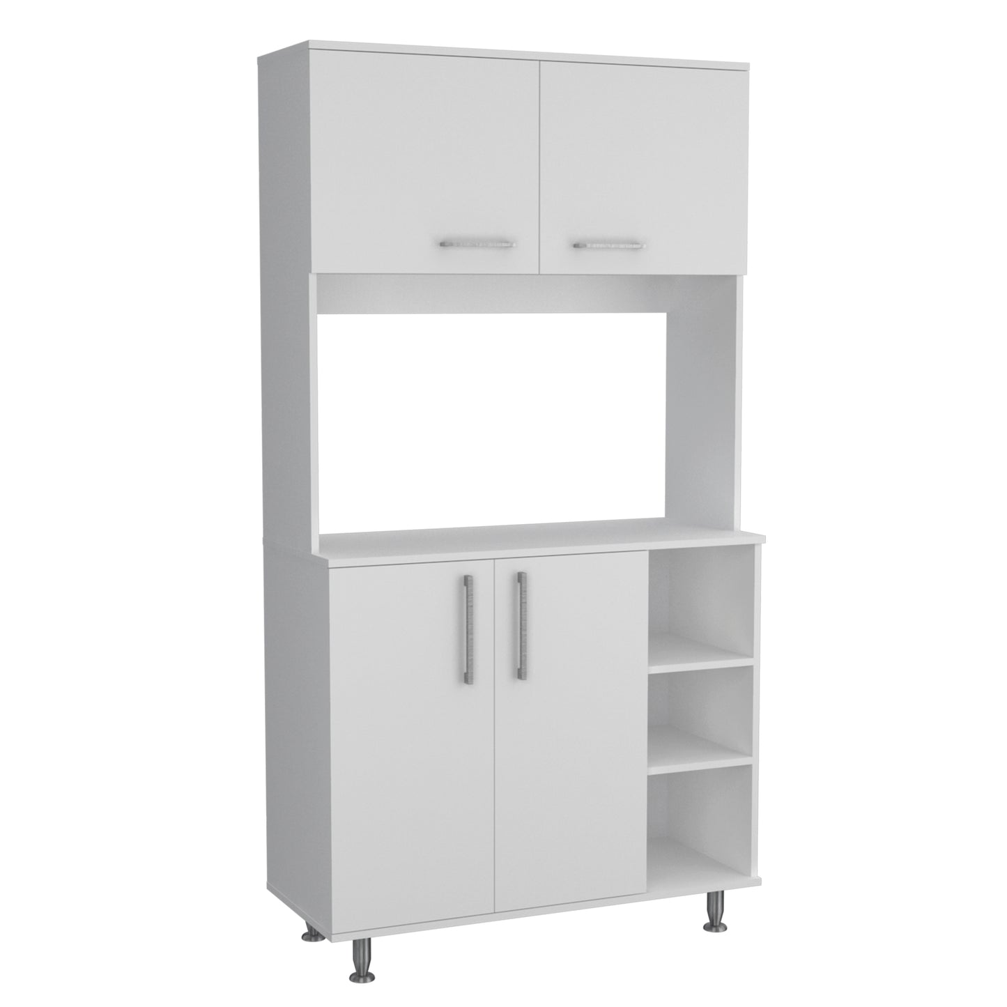 Alva Double Door Kitchen Cabinet - White