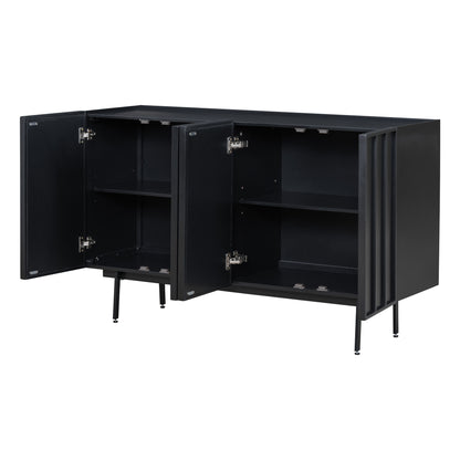 Coreen Storage Cabinet - Black