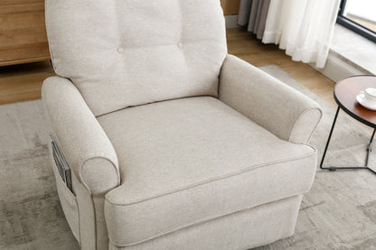 Vo 270 Degree Swivel Recliner Chairs - Cream