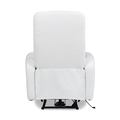 Bloomy High-Back Power Recliner Motion Chair - White