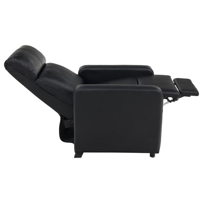 Austin Push-Back Recliner - Black