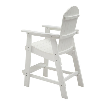 Ken Patio Bar Chair (Set of 2) - White