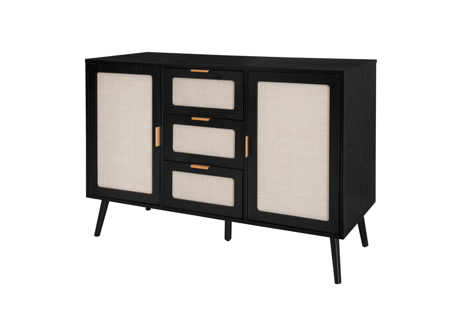 Keith Accent Storage Cabinet - Black