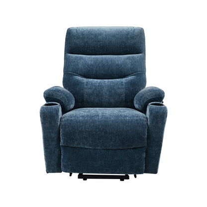 Trek Electric Power Lift Recliner Chair with Massage and Heat - Blue