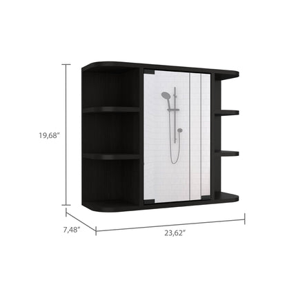 Milan Medicine Cabinet - Black