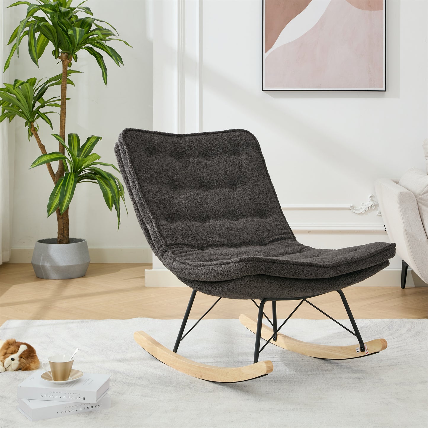 Lazy Rocking Chair - Gray