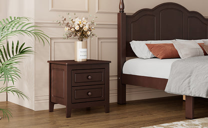 Gen Classic 2-Drawer Nightstand - Walnut