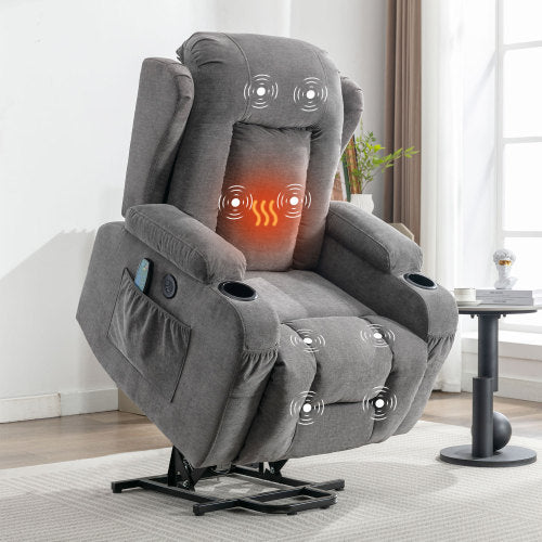 Parsons Power Lift Recliner Chair - Gray