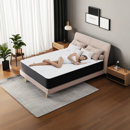 BW Memory Foam Hybrid Mattresses - Twin