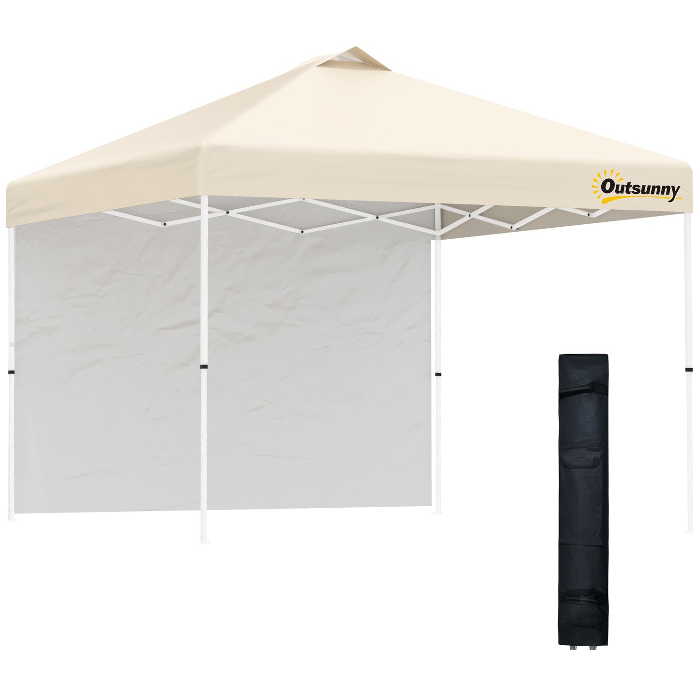 Lulu 10 x 10 ft Pop-Up Canopy Tent - Beige