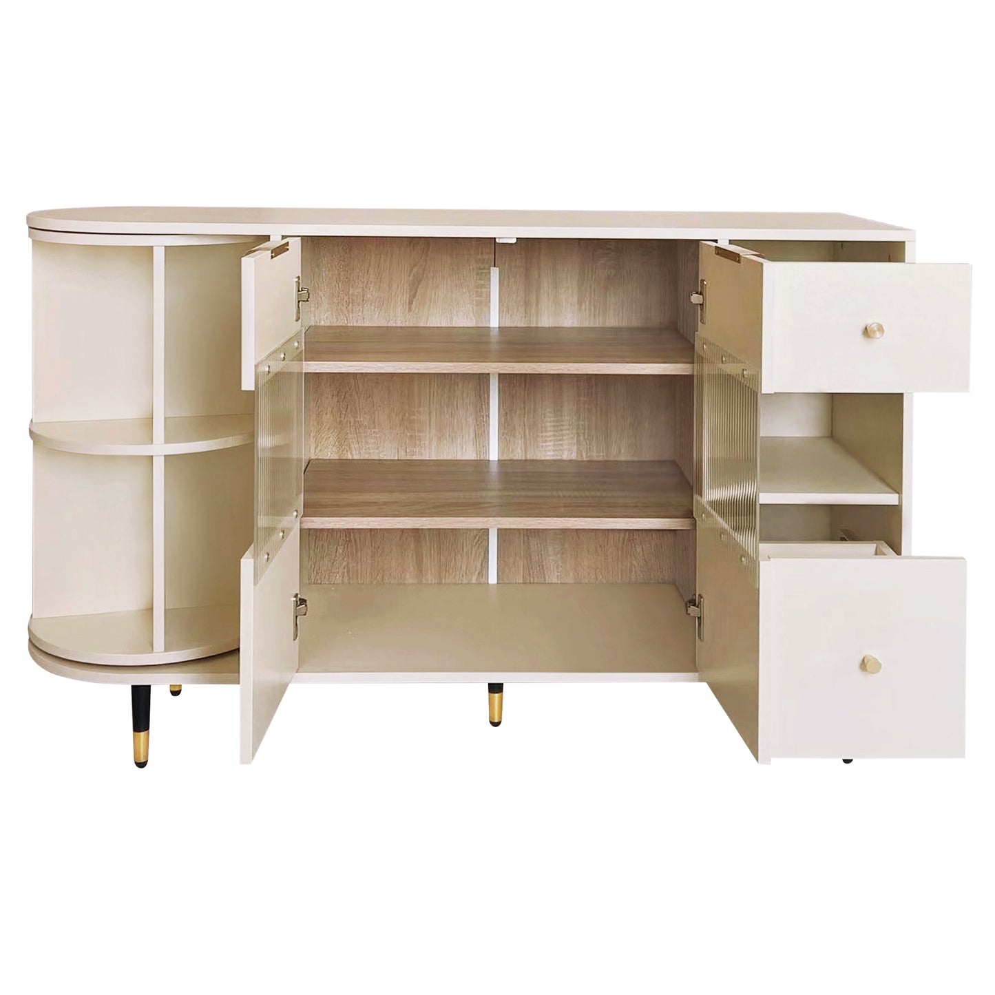 Greta Sideboard Buffet Cabinet - Beige