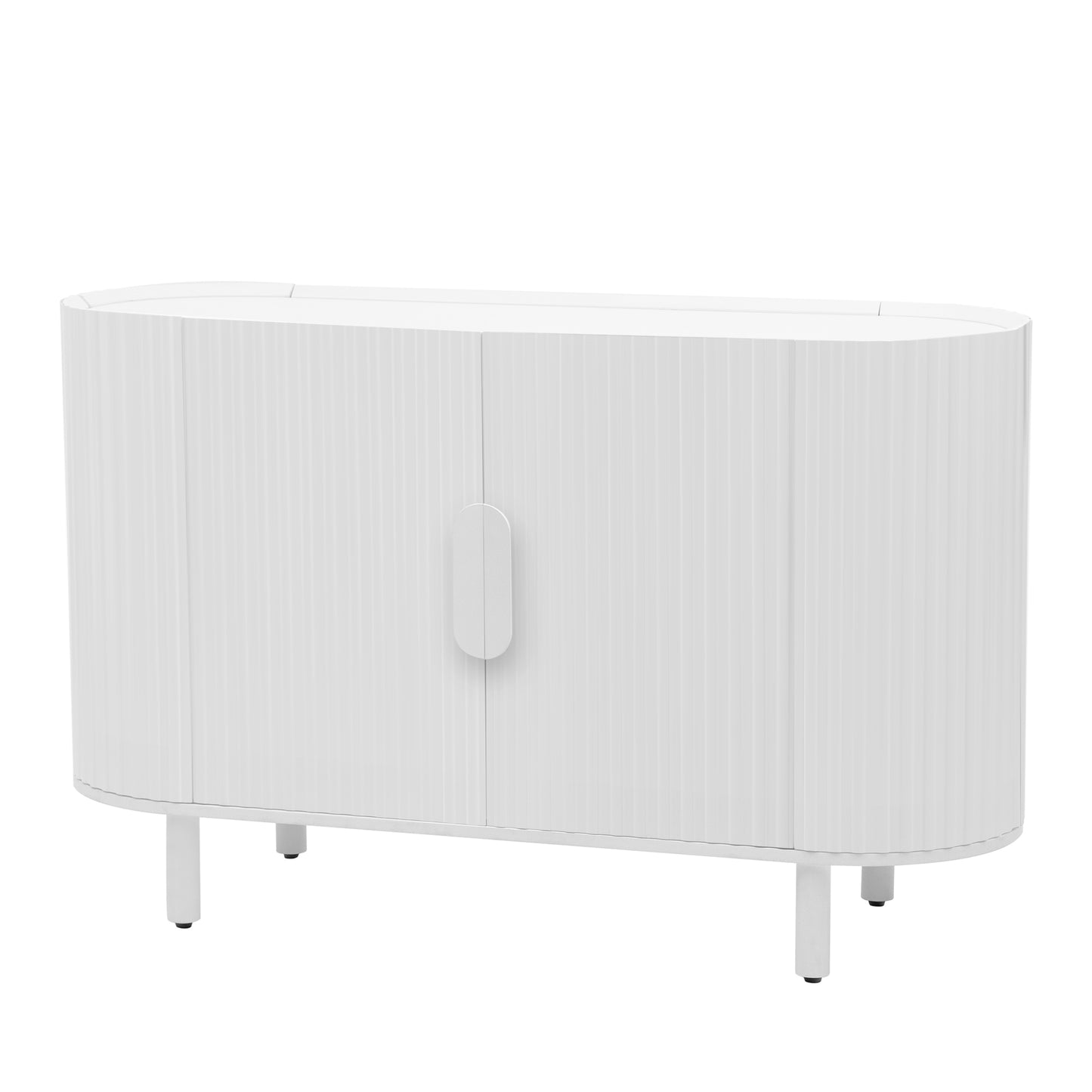 U Storage Sideboard Cabinet - White