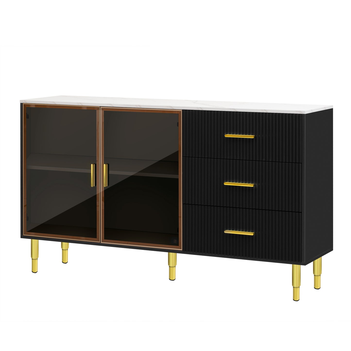 Finch Sideboard Buffet - Black