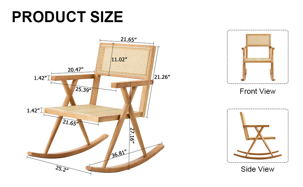 Abel RattanRocking Chair - Natural - Natural