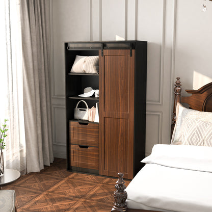 Reon Closets Storage Cabinet - Brown