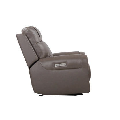 Zarno Genuine Leather Power Recliner  - Tan