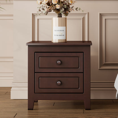 Gen Classic 2-Drawer Nightstand - Walnut