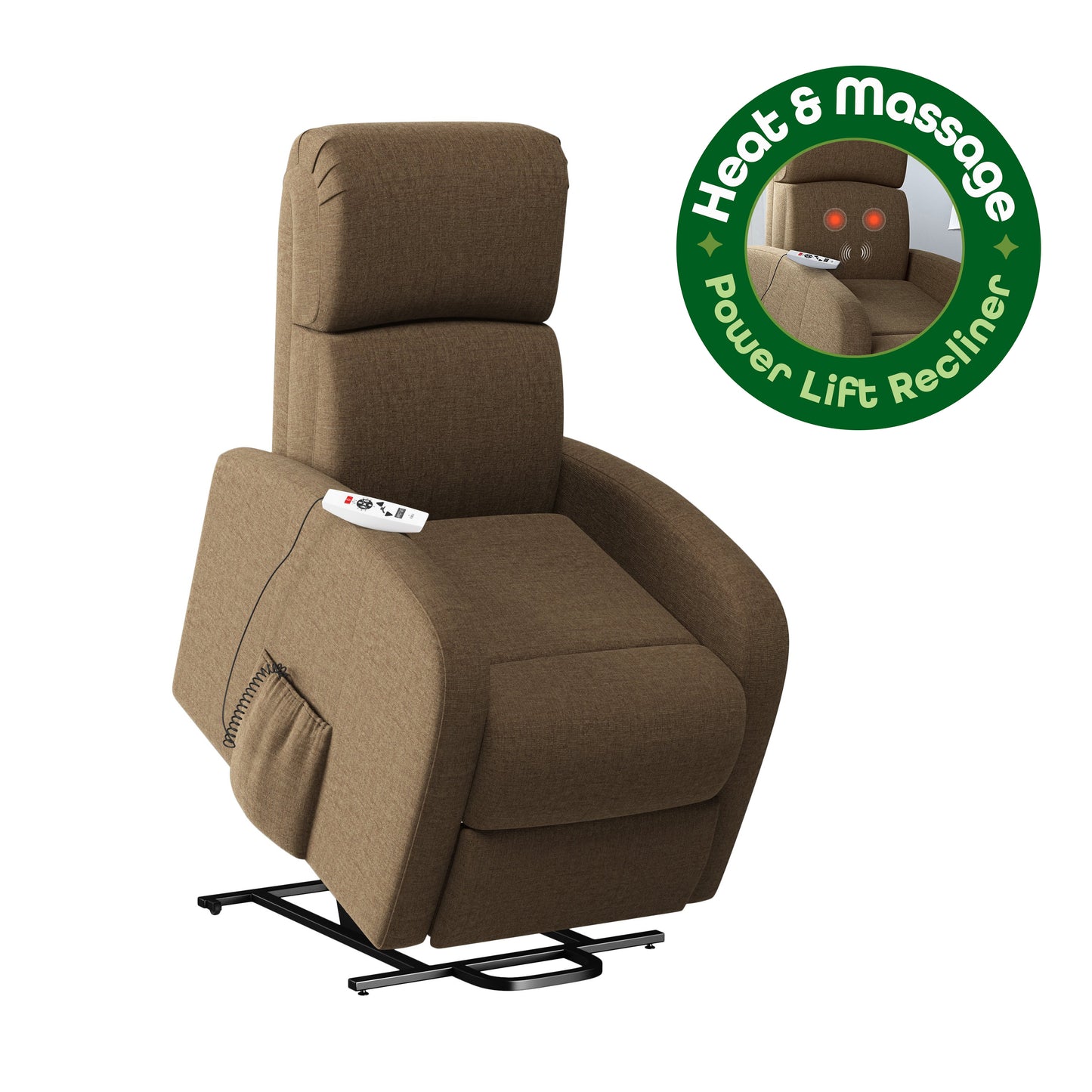 Ari Recliner Chair - Brown