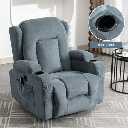 Bonilla Power Lift Recliner Chair - Blue