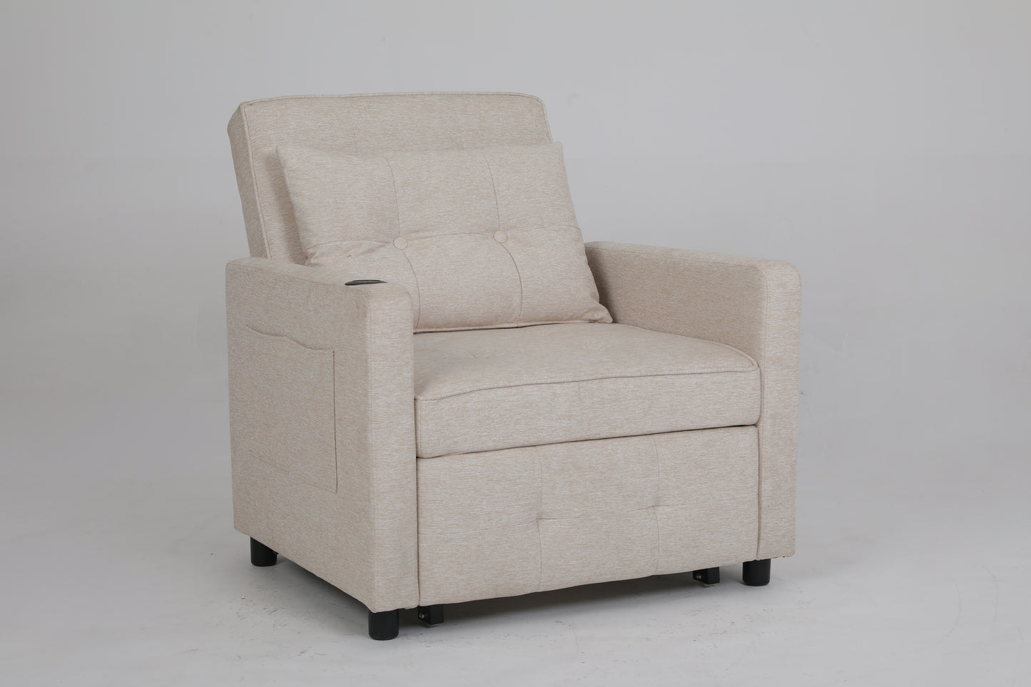 Sleeper Chair 3-in-1 Convertible - Beige