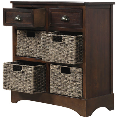 Trex Rustic Storage Cabinet - Espresso