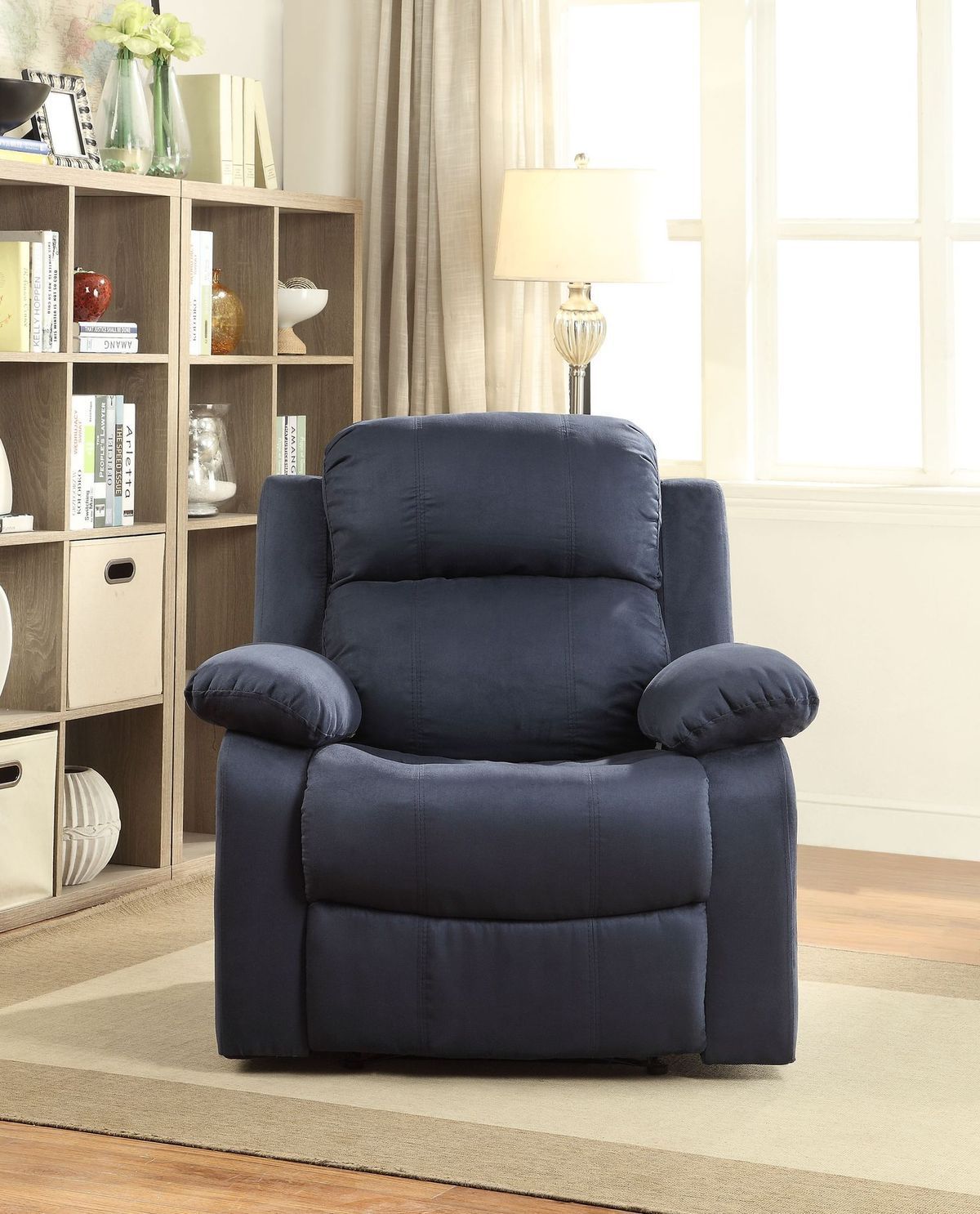 Parklon Microfiber Recliner - Blue