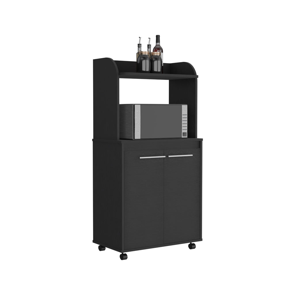 Wave Kitchen Cart- Black