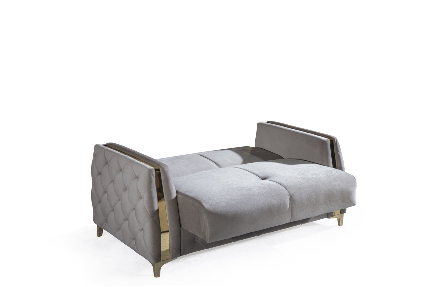 Francis Modern Style Loveseat - Taupe