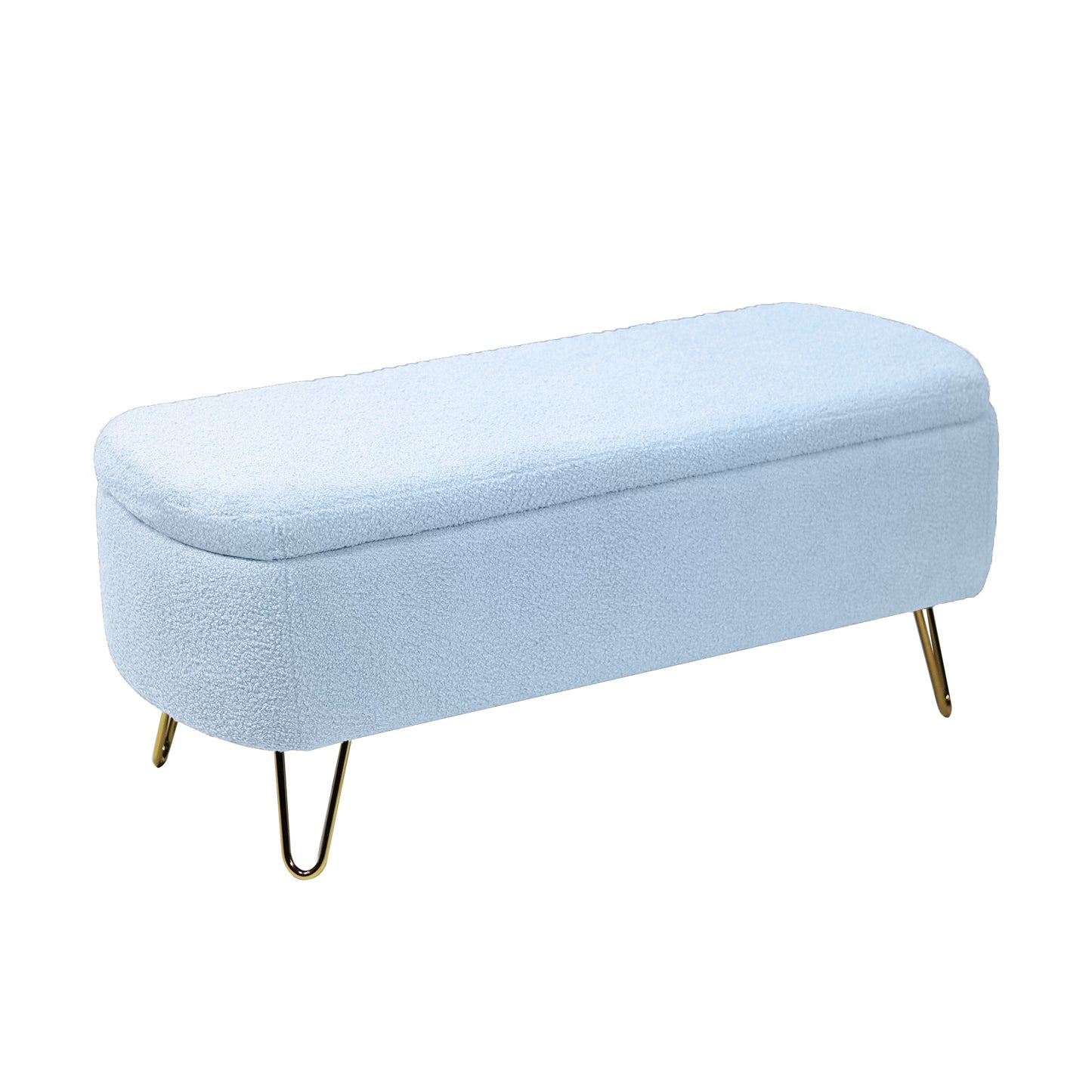 Fur Storage Bench - Blue