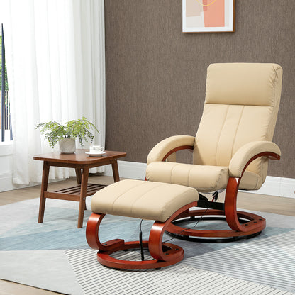 Alana Recliner with 10 Vibration Points and 5 Massage Mode - Beige