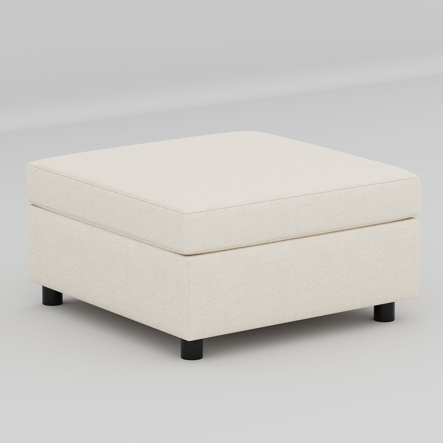 Keen Loveseat  With Ottoman - Beige