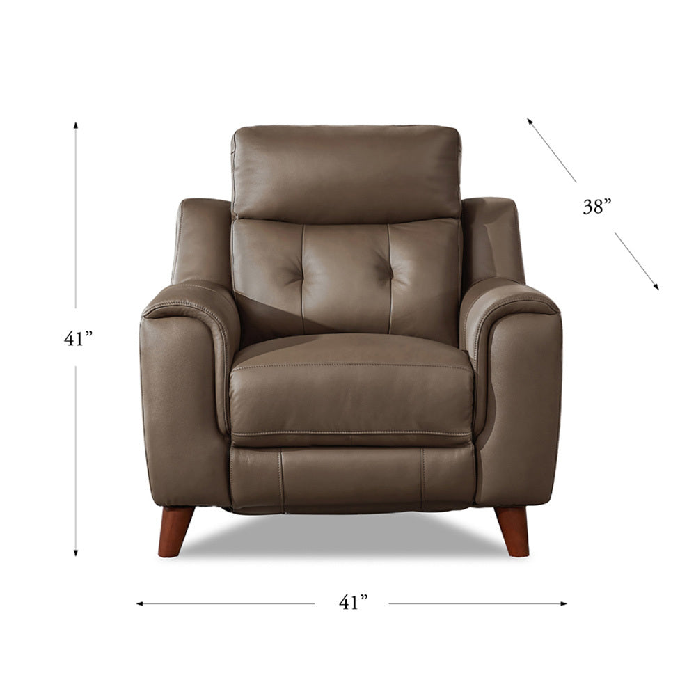 Torino Power Recliner Chair - Coffee