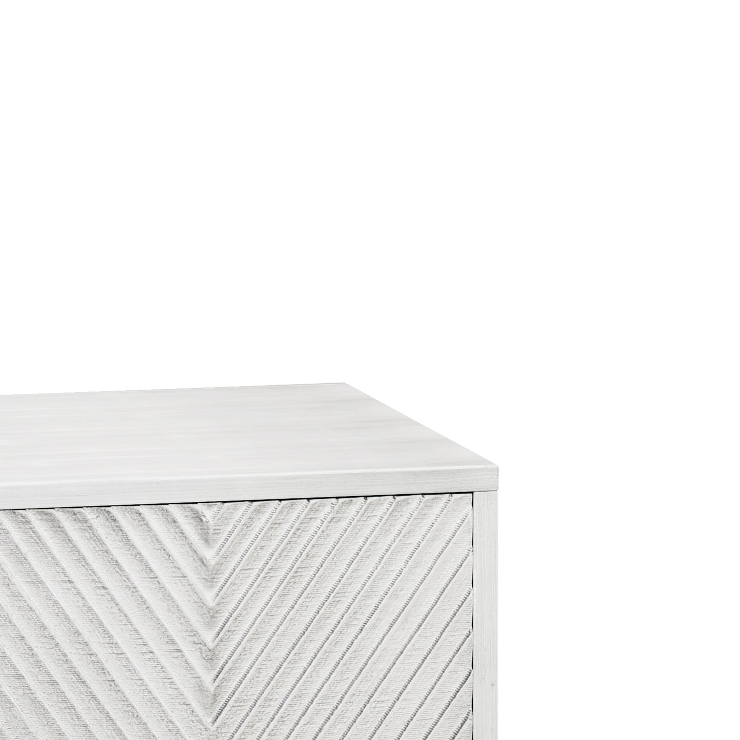 Tricia Accent Wooden Storage Cabinet - White