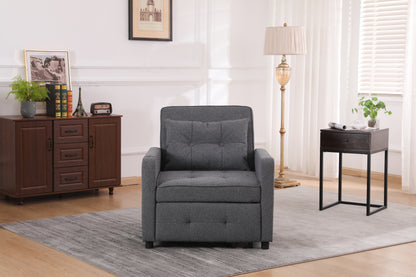 Sleeper Chair 3-in-1 Convertible - Gray