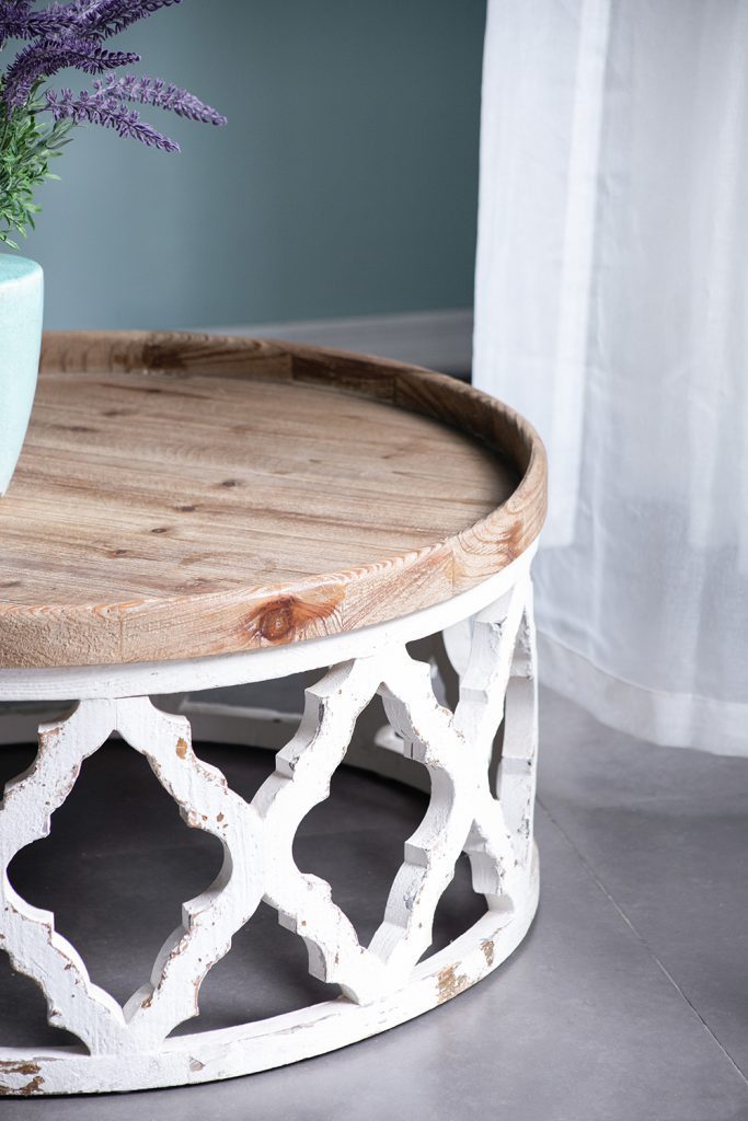 Emporium Round Coffee Table - White