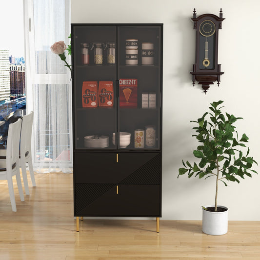 Shelton Cabinet with Two Drawers and One Door