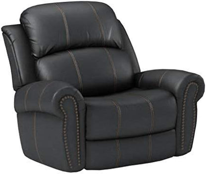 Ventura PU Glider Recliner Chair - Black