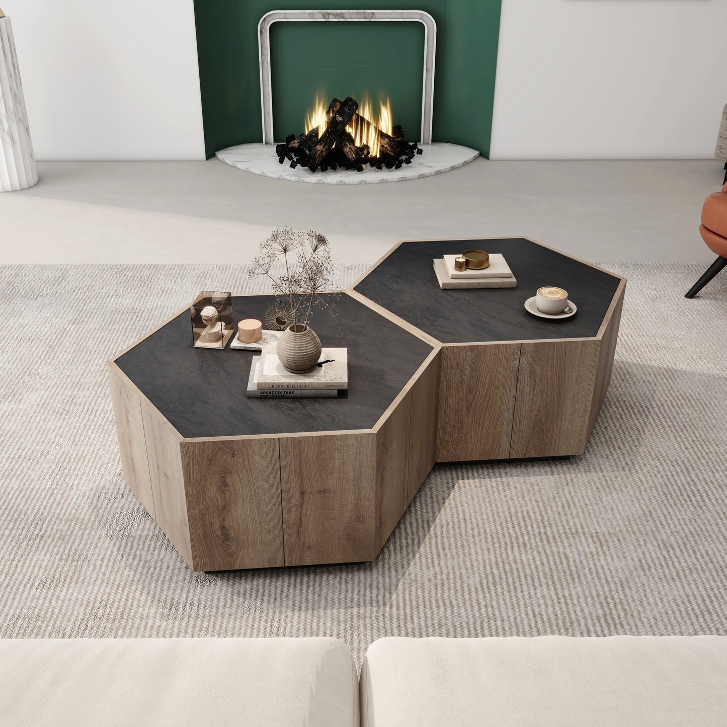 Hexa Blend Coffee Table