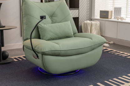 Bravo 270 Swivel Glider Recliner Chair - Green